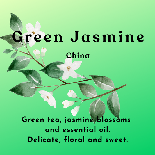 Green Jasmine Tea sign