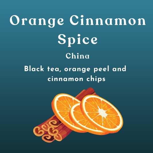 Orange Cinnamon Spice Tea sign